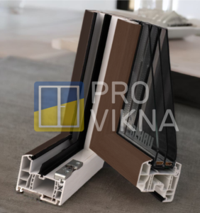 Зразок ламінації зовнішня rehau