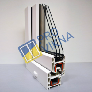 Зразок профільної системи Rehau Euro Design 60 (фото компанії ProVikna)