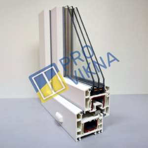 Зразок профільної системи Rehau Euro Design 70 (фото компанії ProVikna)