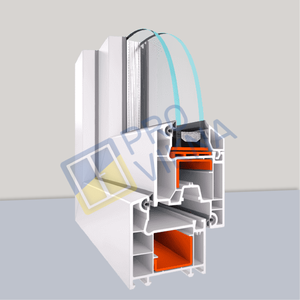 Зразок профільної системи WDS 60 Classic (фото компанії ProVikna)