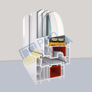 Зразок профільної системи WDS 8S (фото компанії ProVikna)