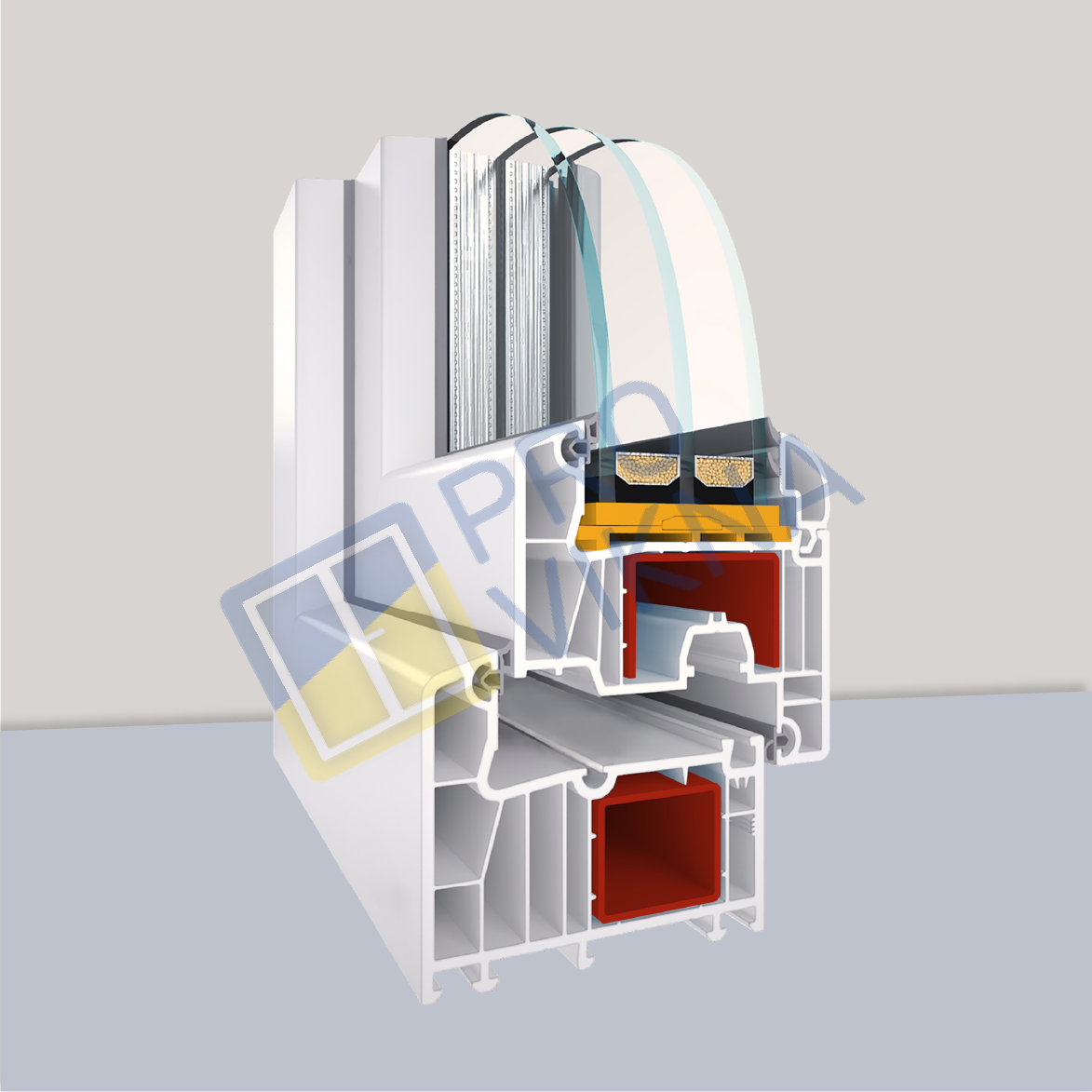 Зразок профільної системи WDS 8S (фото компанії ProVikna)